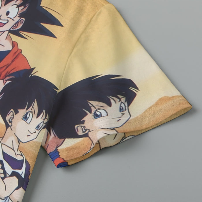 Dragon Ball Son Goku Happy Family Kids T-Shirt