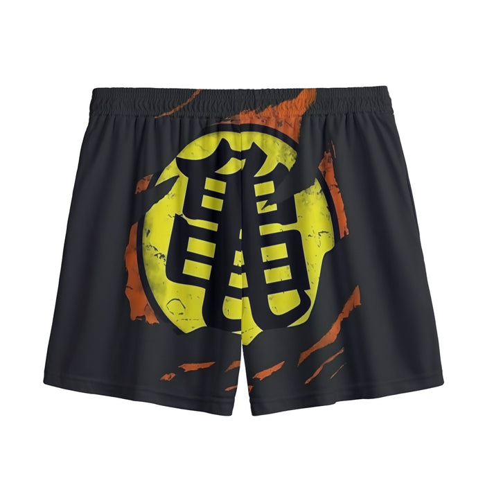 Dragon Ball Master Roshi Symbol Kanji Japanese Cool Design Mesh Shorts