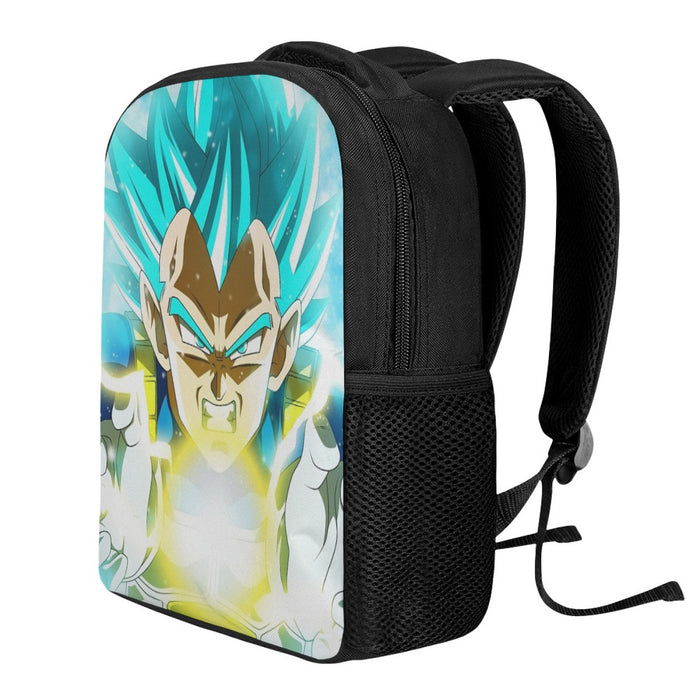 Dragon Ball Blue Vegeta Super Saiyan God Kamehameha Backpack