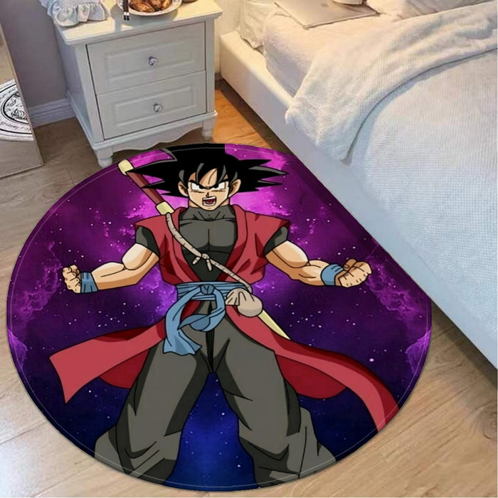 Dragon Ball Super Goku Black Future Saiyan Cool Casual Round Mat