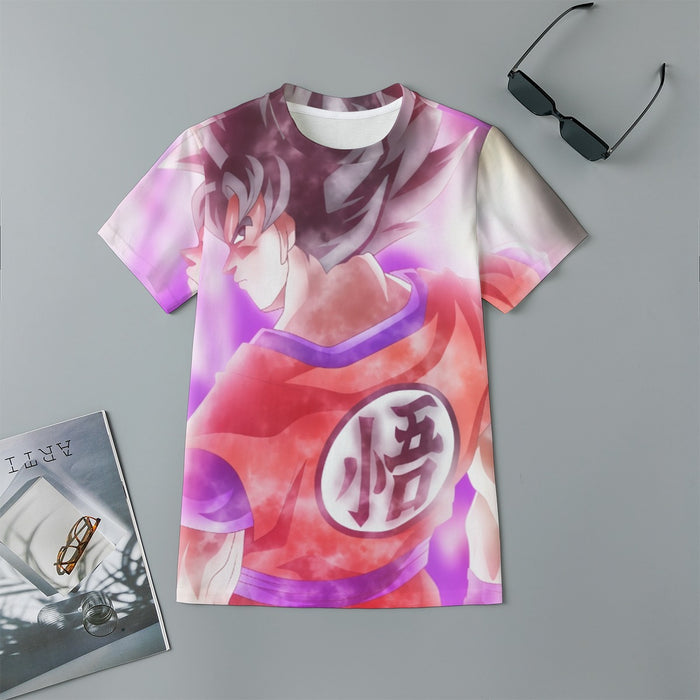 Dragon Ball Angry Son Goku Unique Style Full Print Kids T-Shirt