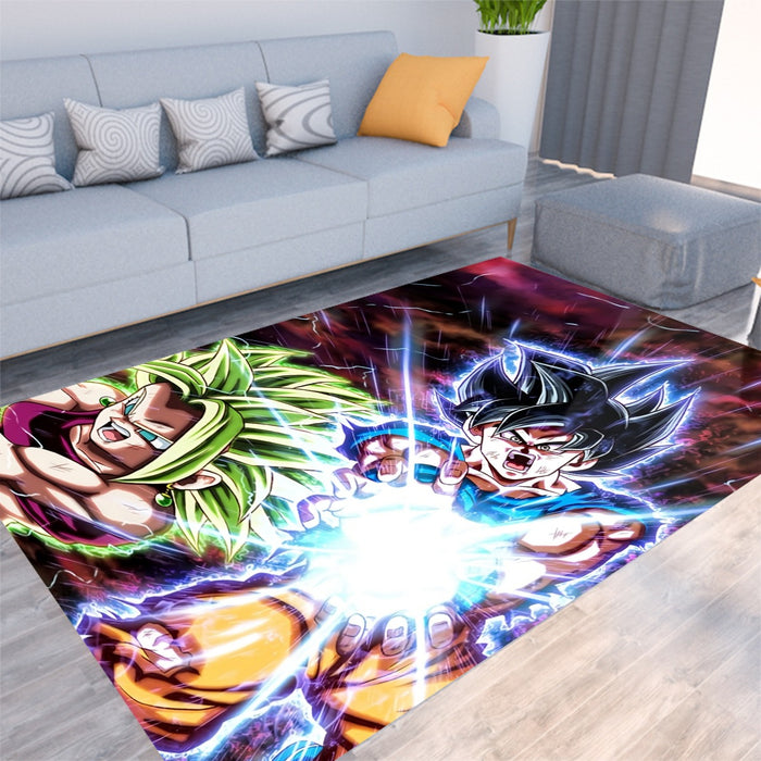 Dragon B Z Son Goku Powerful Kamehameha Released Rug