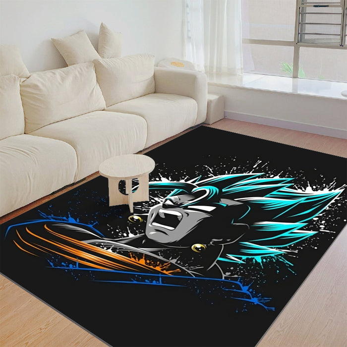 Dragon Ball Super  SSJ Blue Goku Rage Rug