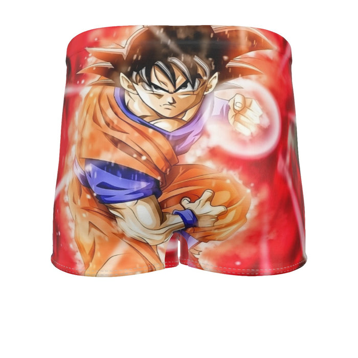 Dragon Ball Super Goku Red Kaioken Energy Epic Punch Men's Boxer Briefs