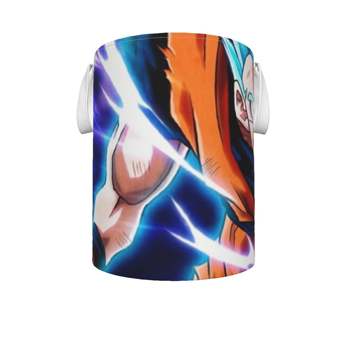 Dragon Ball Goku Blue Super Saiyan Epic Rage Casual Laundry Basket