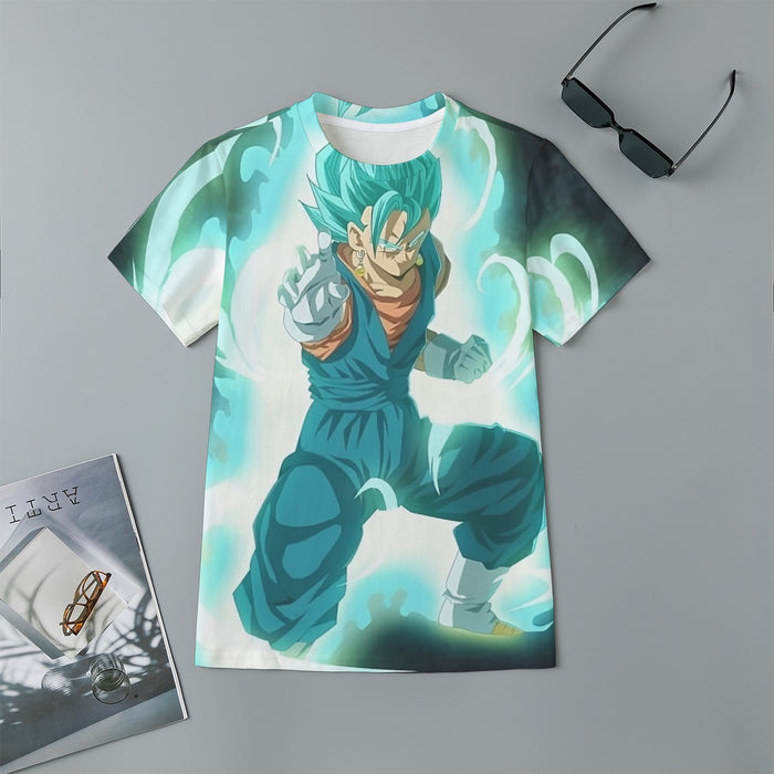 Dragon Ball Vegito Potara Fusion Dope 3D Full Print Kids T-Shirt