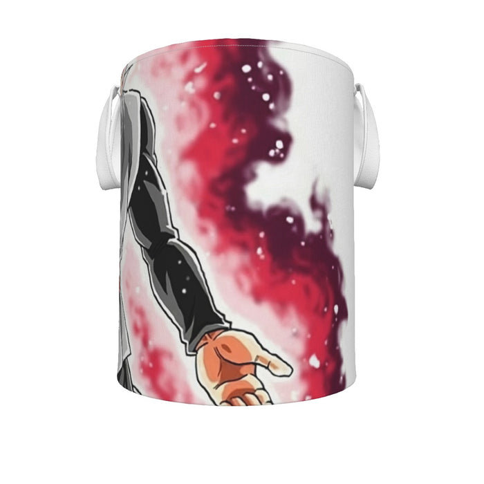 Dragon Ball Super Black Goku Rose 2 Super Saiyan Grin Laundry Basket