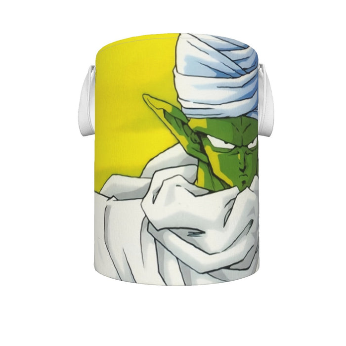 Dragon Ball Angry Piccolo Standing And Ready for Fighting Laundry Basket