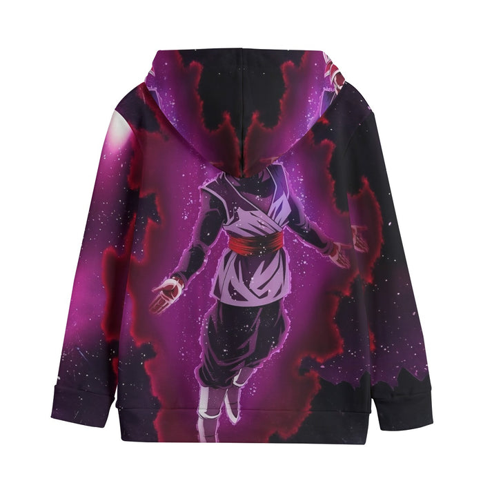 Dragon Ball Black Goku Rose 2 Ultra Instinct Dope 3D Kids' Hoodie