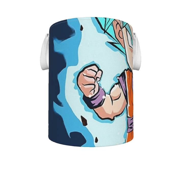 DBZ Goku Zamasu SSGSS God Blue Rose Super Saiyan Chibi Laundry Basket