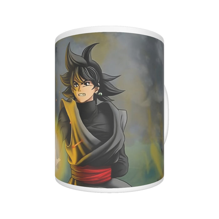 DBZ Goku Black Zamasu Potara Fusion Realistic Drawing Style Cool Mug