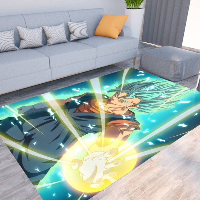 Dragon Ball Vegito Blue Super Saiyan Big Bang Flash Rug