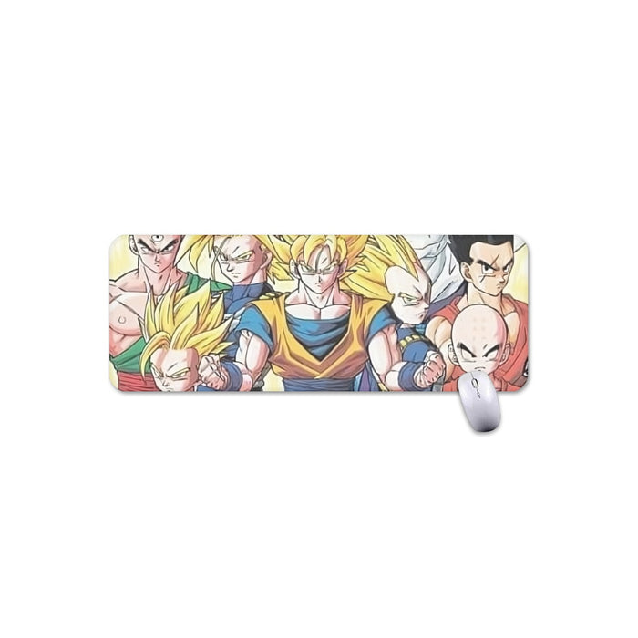 DBZ Goku Vegeta Super Saiyan Krillin Piccolo All Heroes Vibrant Design Mouse Pad