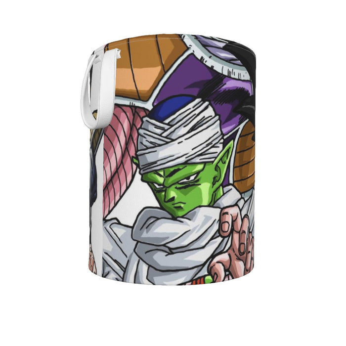 DBZ Goku Fighting Stance Gohan Piccolo Krillin Vegeta Frieza Color Laundry Basket