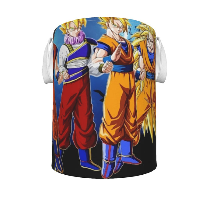 Dragon Ball Z Cool Goku Super Saiyan Transformation Laundry Basket