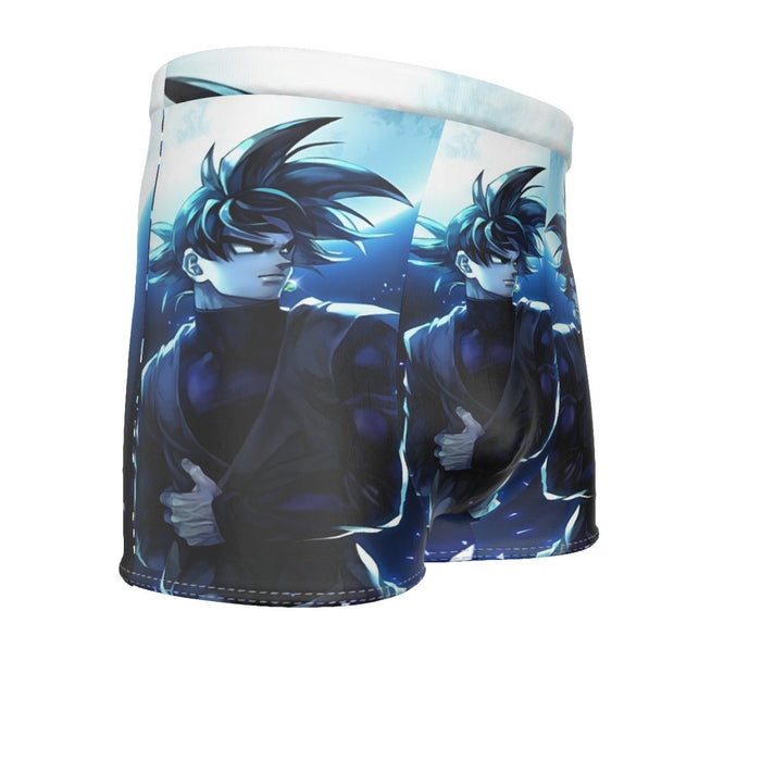 Dragon Ball Super Goku Black Cool Night Blue Sea Men's Boxer Briefs