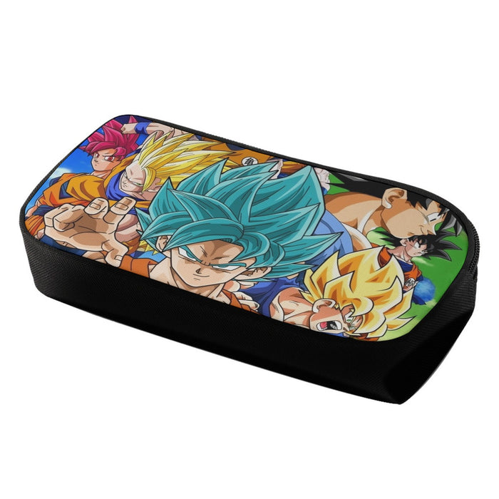 DBZ Goku Saiyan God Blue SSGSS Whis Symbol Cool Design Pencil Bag