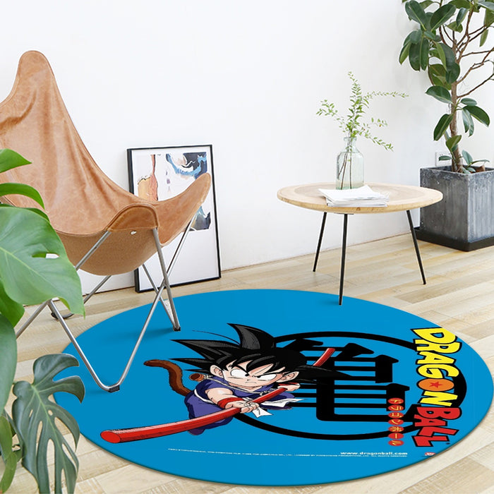 Young Goku Round Mat