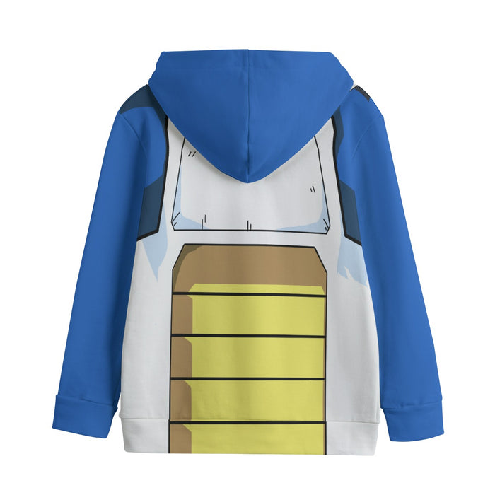 Dragon Ball Z Vegeta Cool Blue Battle Armor Cosplay Kids' Hoodie