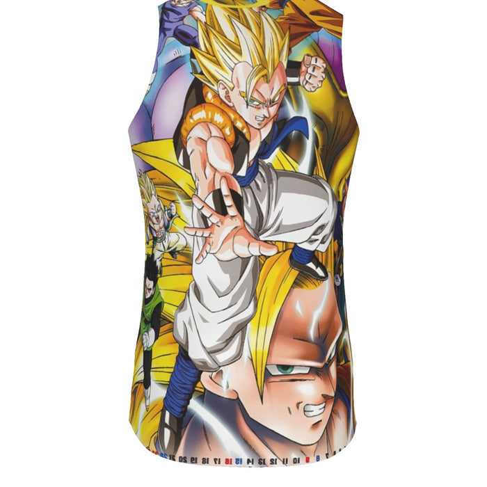 Dragon Ball Super Gogeta Super Saiyan Fusion Streetwear Design Tank Top