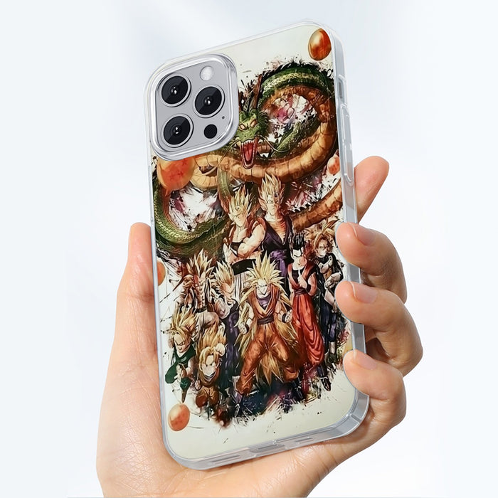 Dragon Ball  Ultimate Shenron x Saiyans iPhone 13 Case