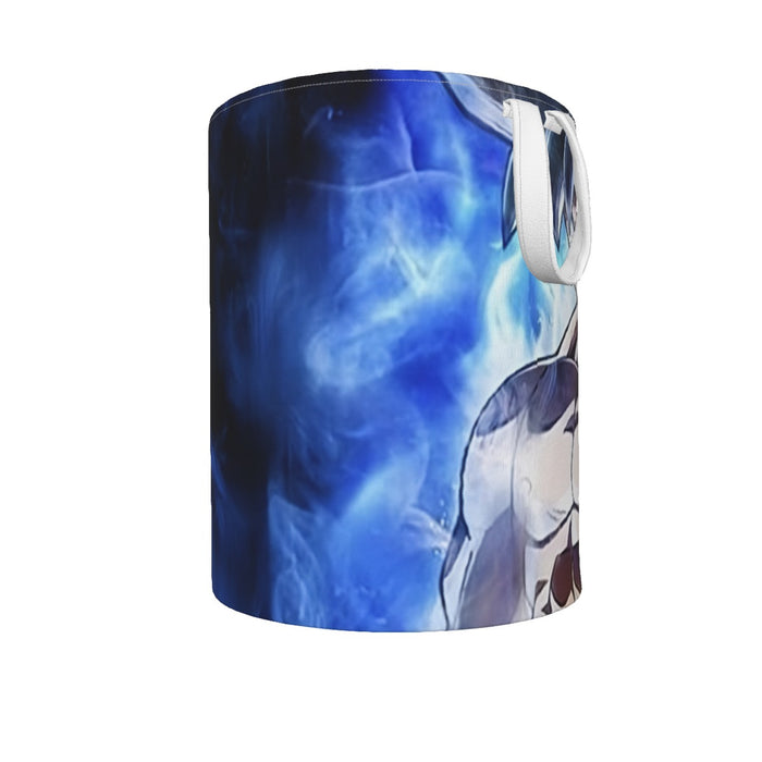 Dragon Ball Super Goku Ultra Instinct Blue Cool Casual Laundry Basket