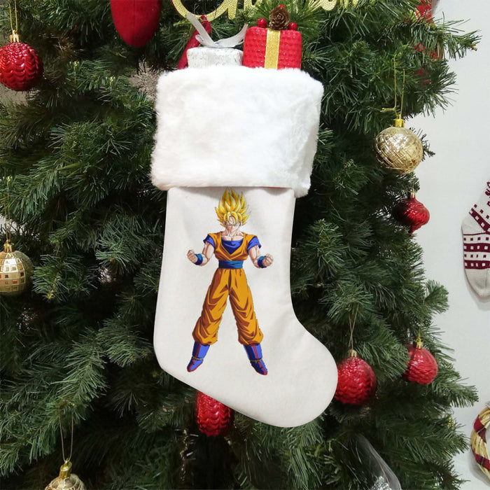 Goku Transformation Thunder Black Super Saiyan Christmas Socks