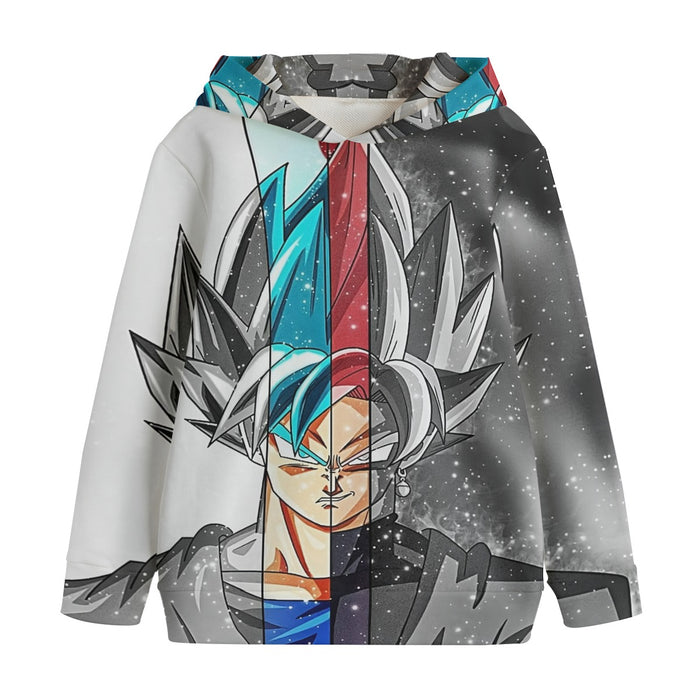 Dragon Ball Super All Super Saiyan Goku Forms Kids' Hoodie