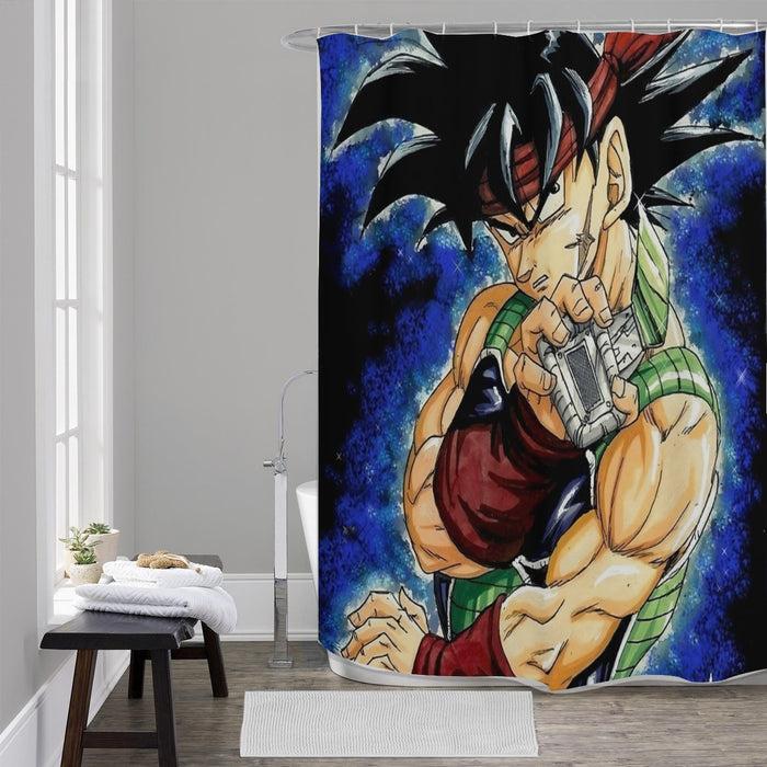 Dragon Ball Bardock Super Saiyan Goku Father Warrior Color Streetwear Shower Curtain