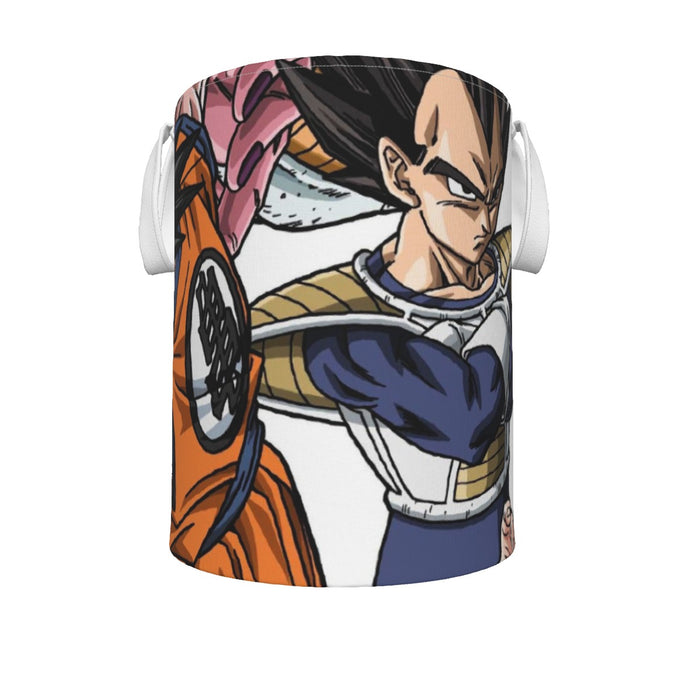 DBZ Goku Fighting Stance Gohan Piccolo Krillin Vegeta Frieza Color Laundry Basket