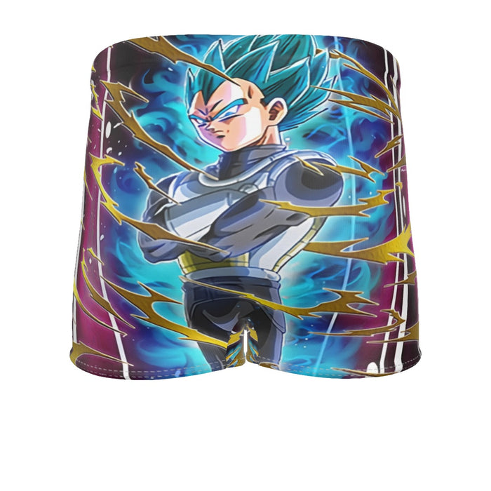 Dragon Ball Vegeta Super Saiyan God Blue SSGSS Aura Power Dope Design Men's Boxer Briefs