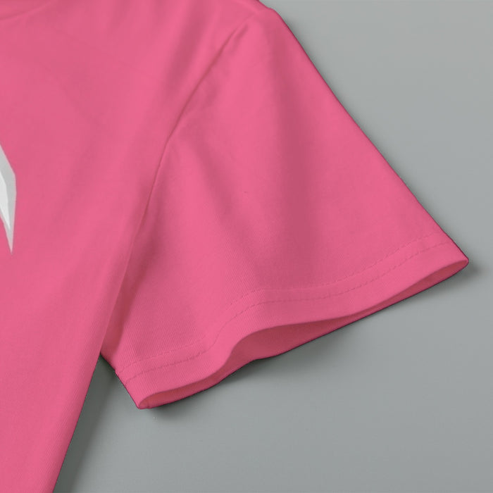 Dragon Ball Super Cool Grin Zamasu Potara Earring Pink Kids T-Shirt