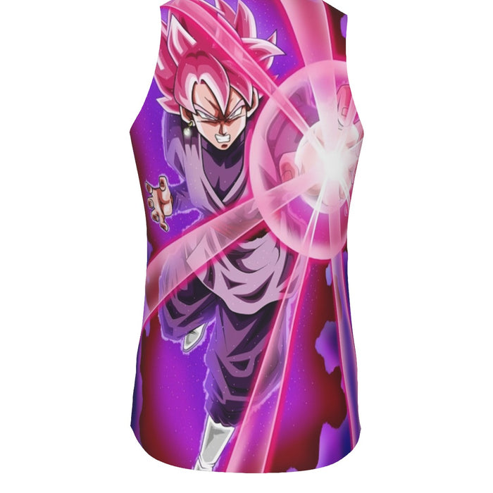 Goku Black Zamasu Super Saiyan Rose Powerful Aura Skills Dope Tank Top