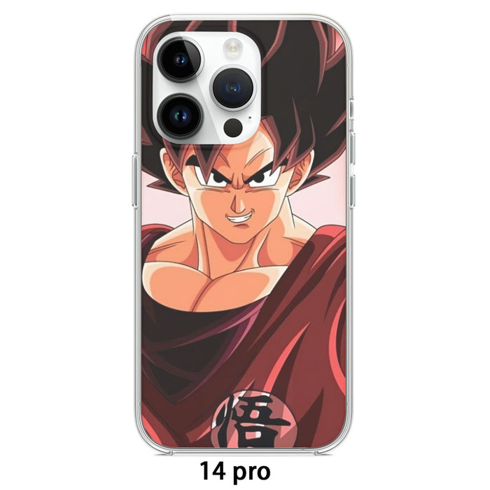 Dragon Ball Super Saiyan Goku Kaioken Epic Red Casual Iphone 14 Case