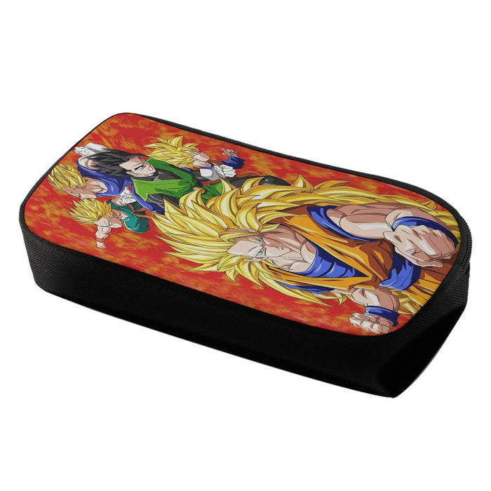 Dragon Ball Goku Super Saiyan 3 Vegeta Gohan Trending Design Pencil Bag