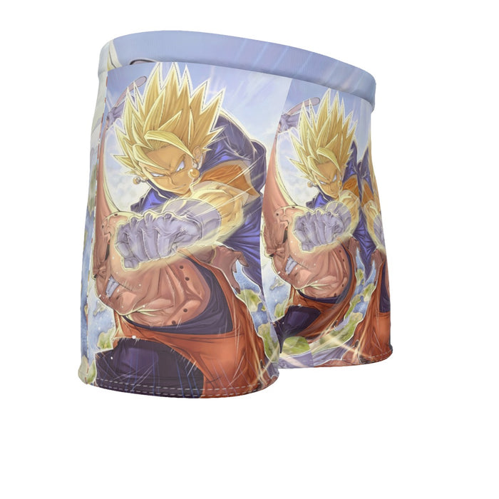 Dragon Ball Z Vegito Punching Super Buu Men's Boxer Briefs