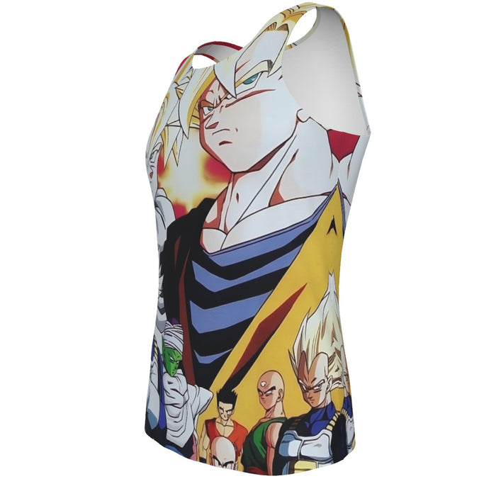 Dragon Ball Z Angry Super Saiyan Fighters Tank Top