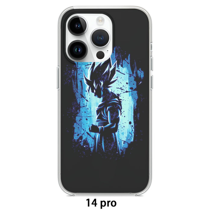 Awesome Goku Blue Design Dragon Ball Z Iphone 14 Case