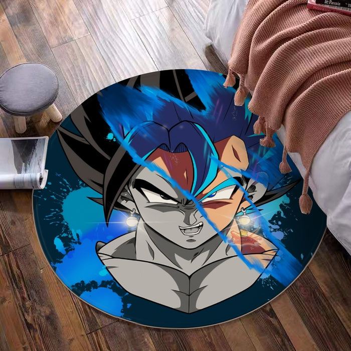 Dragon Ball Z SSJ Goku Painted Round Mat