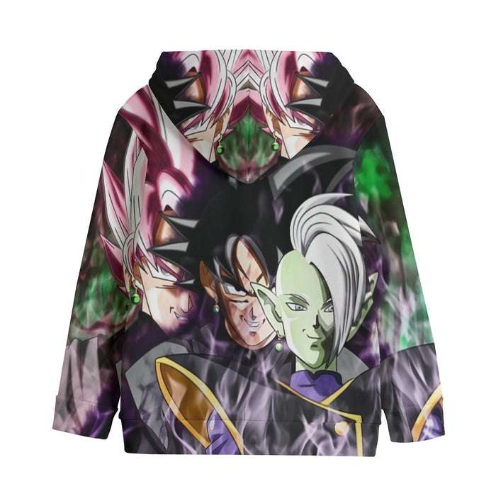 Dragon Ball Super Zamasu Goku Black Goku Rose Cool Kids' Hoodie