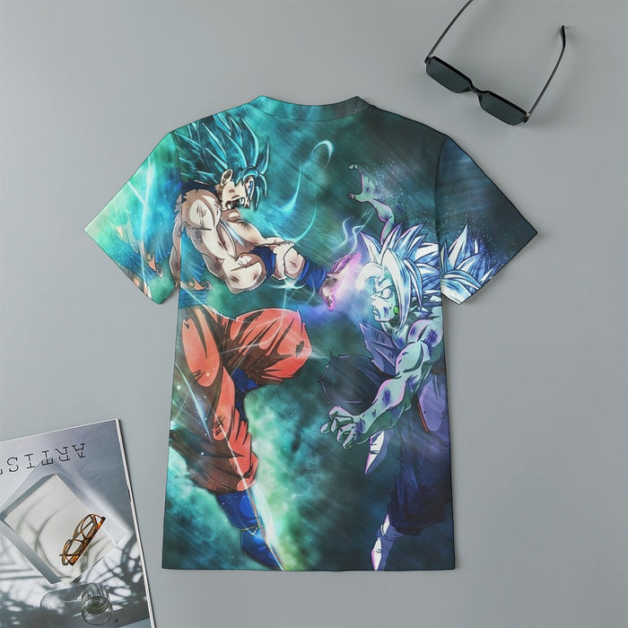 Dragon Ball Fused Zamasu Goku Blue Super Saiyan Epic Kids T-Shirt