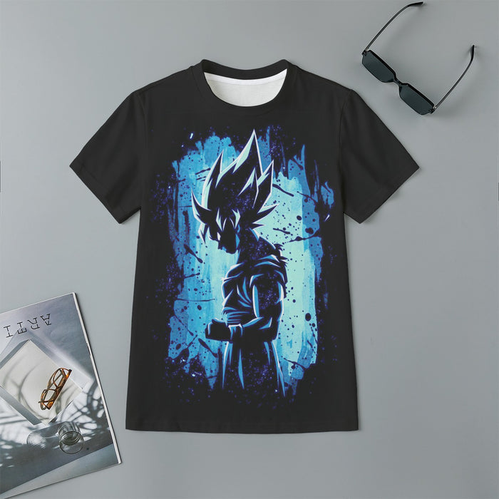 Awesome Goku Blue Design Dragon Ball Z Kids T-Shirt