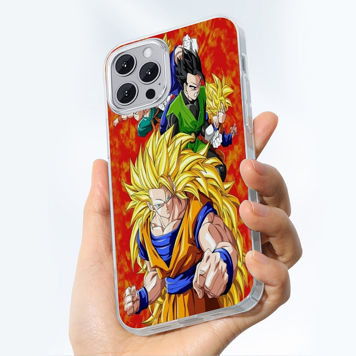 Dragon Ball Goku Super Saiyan 3 Vegeta Gohan Trending Design iPhone 13 Case