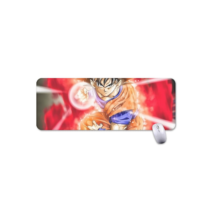 Dragon Ball Super Goku Red Kaioken Energy Epic Punch Mouse Pad