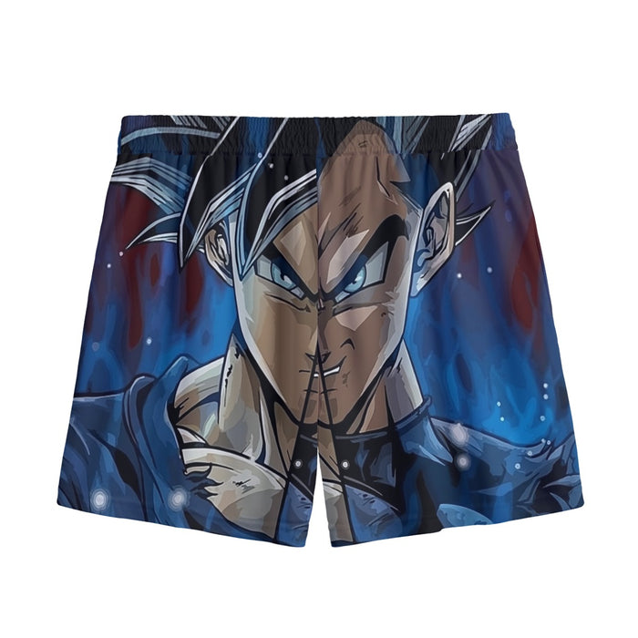 Dragon Ball Z Shirt  SSJ Goku x SSJ Vegeta Fusion Mesh Shorts