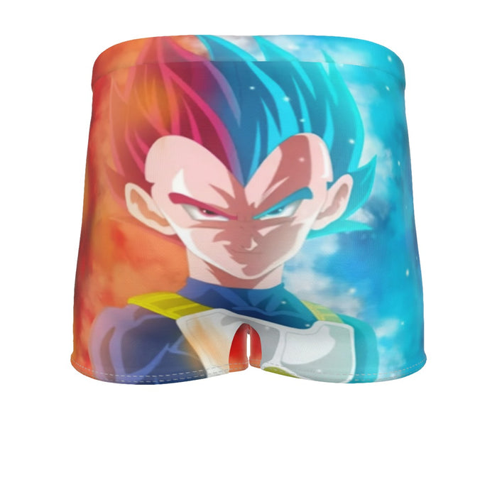 DBZ Vegeta Super Saiyan God Blue SSGSS Cool Portraits Men's Boxer Briefs