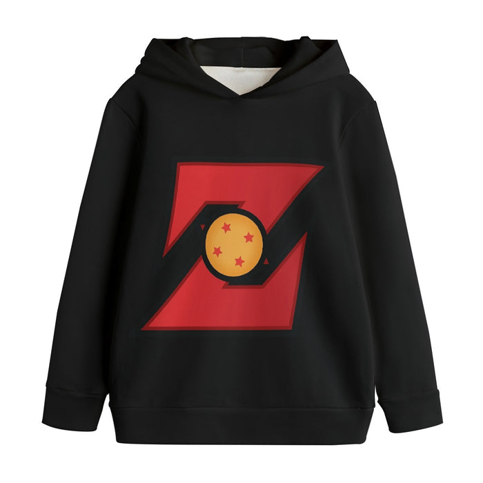 Dragon Ball Z Logo Four Star Dragon Ball Cool Design Kids' Hoodie