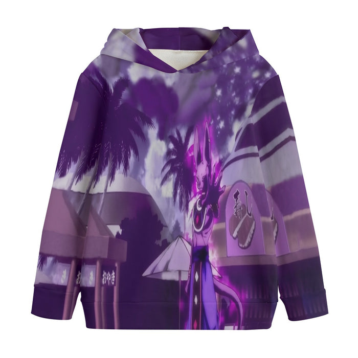 Dragon Ball Super God Of Destruction Dope Lord Beerus Kids' Hoodie