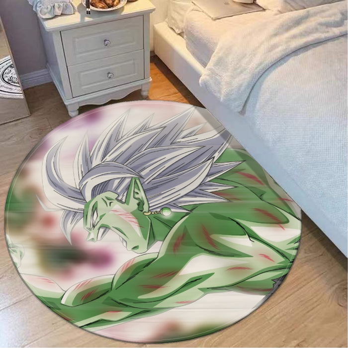 Dragon Ball Fused Zamasu Aggressive Portrait Dope Round Mat