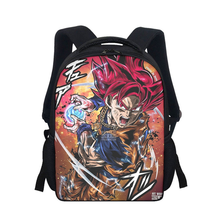 Goku Super Saiyan God Backpack